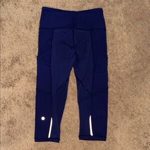 Lululemon purple crop leggings